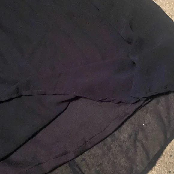 Adrianna Papell Navy Blue Off-Shoulder Maxi Dress - Picture 7 of 10